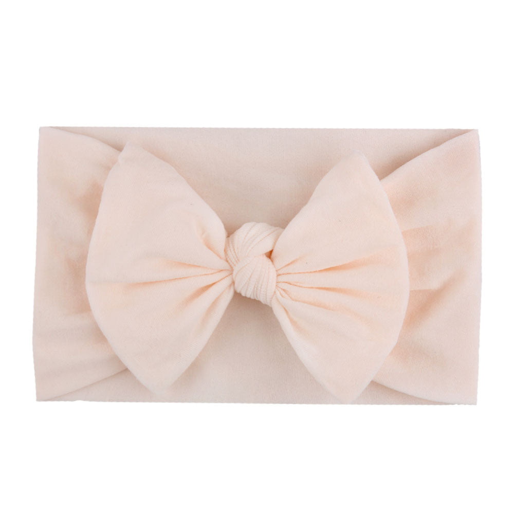 Nylon Bow Baby Headband – Flower Style Hair Accessory
