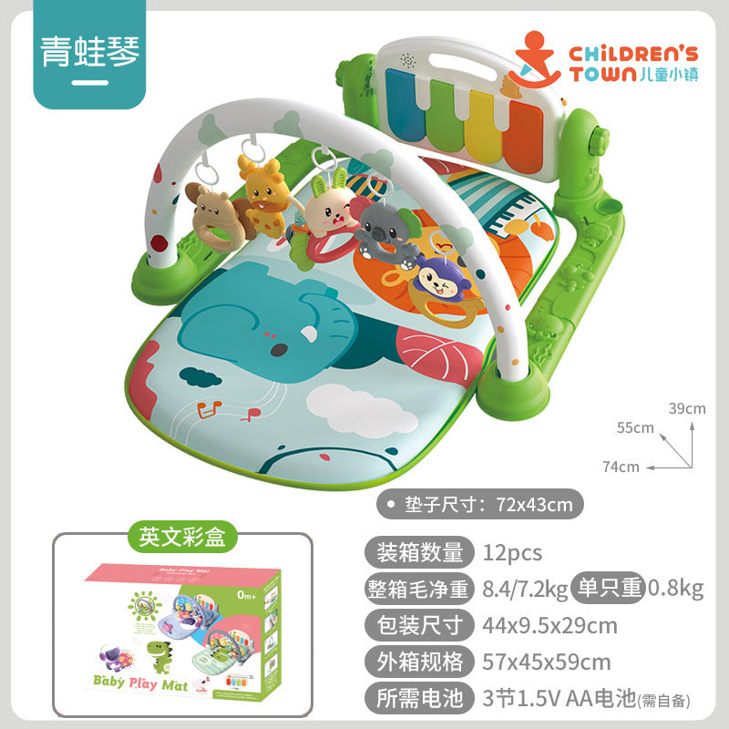Tapis de jeu Baby Gym avec piano musical – Jouet d'éveil (0-3 ans)