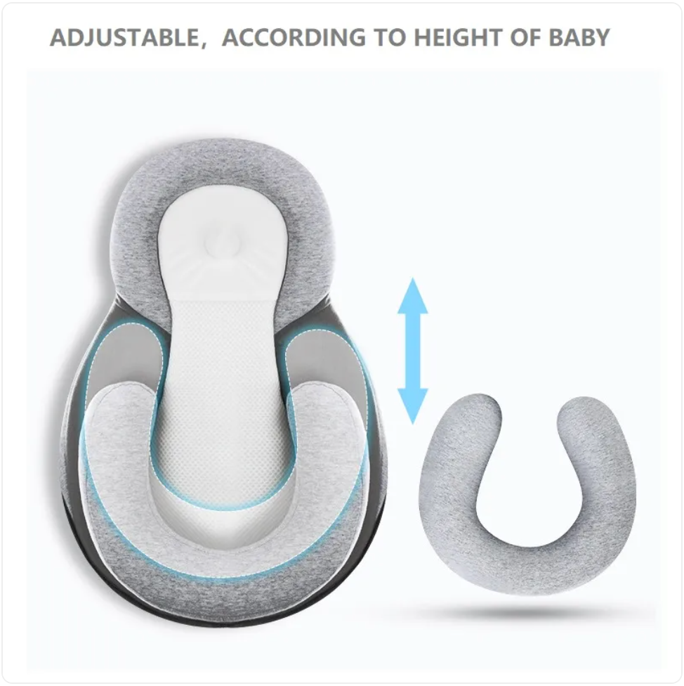 Baby Anti-Spit Up Pillow – Memory Foam Wedge for Better Sleep & Digestion