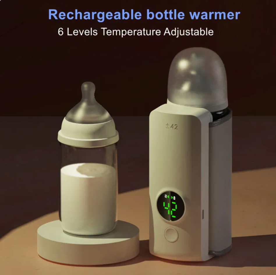 Portable Wireless Baby Bottle Warmer – Warm Milk Anywhere, Anytime