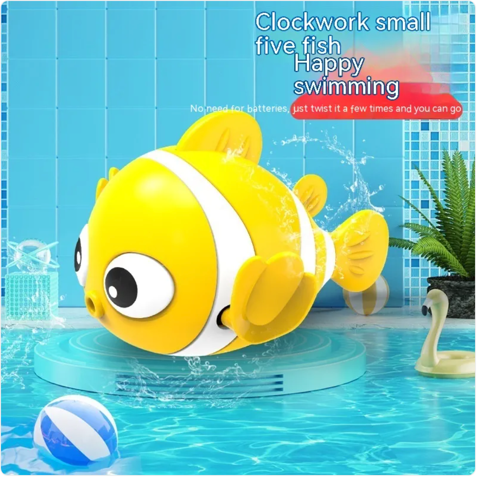 Ensemble de jouets de bain pour bébé – Canard jaune et tortue pour le jeu aquatique