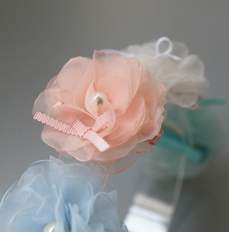 Baby Flower Headband – Soft Cloth Hair Accessory for Girls