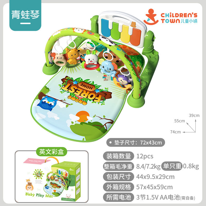 Tapis de jeu Baby Gym avec piano musical – Jouet d'éveil (0-3 ans)