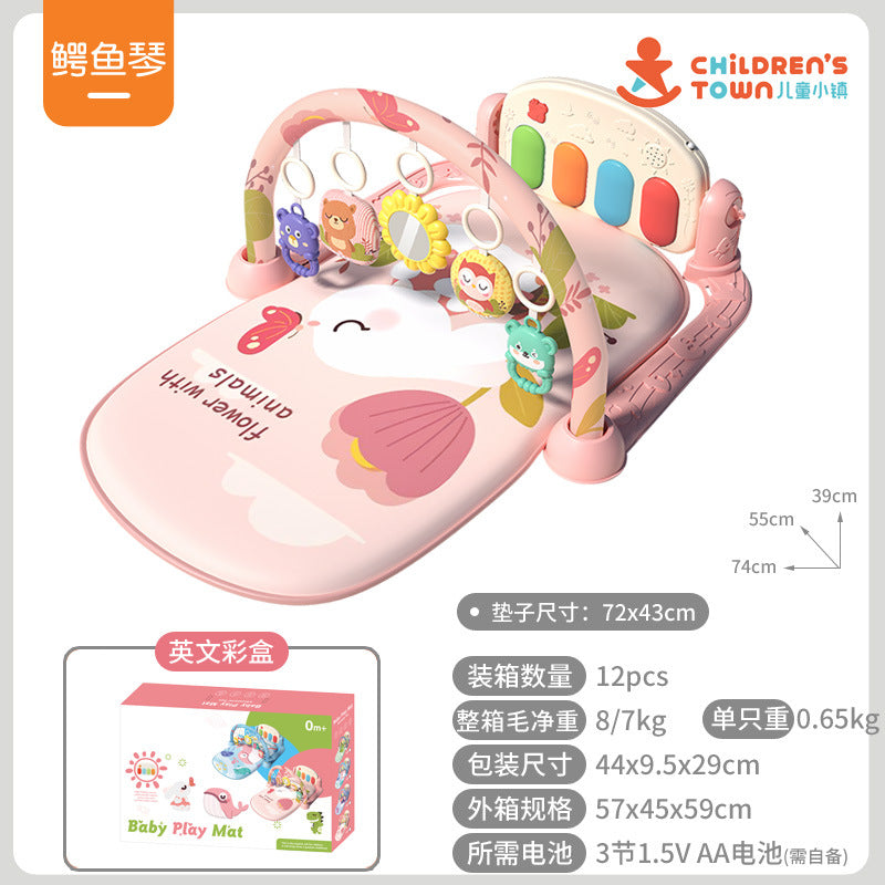 Tapis de jeu Baby Gym avec piano musical – Jouet d'éveil (0-3 ans)