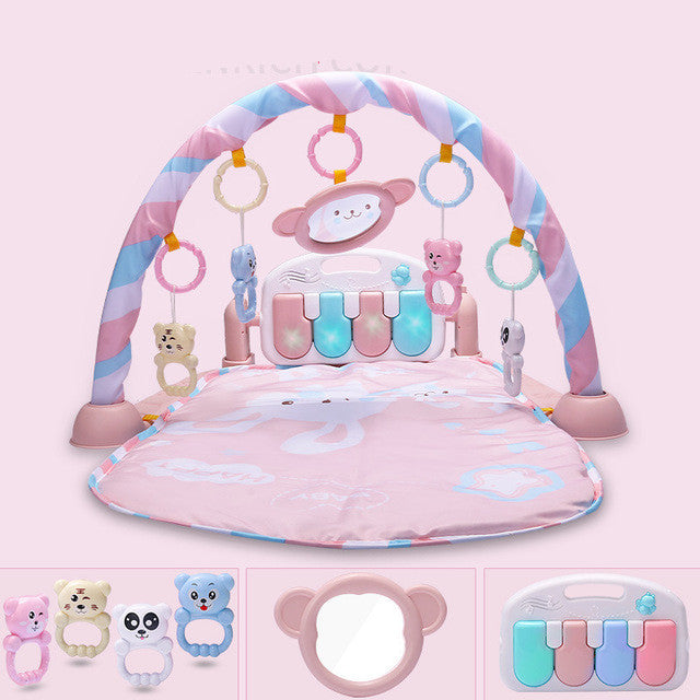 Baby Play Gym with Piano & Crawling Mat – Activity Centre (0–12 Months)