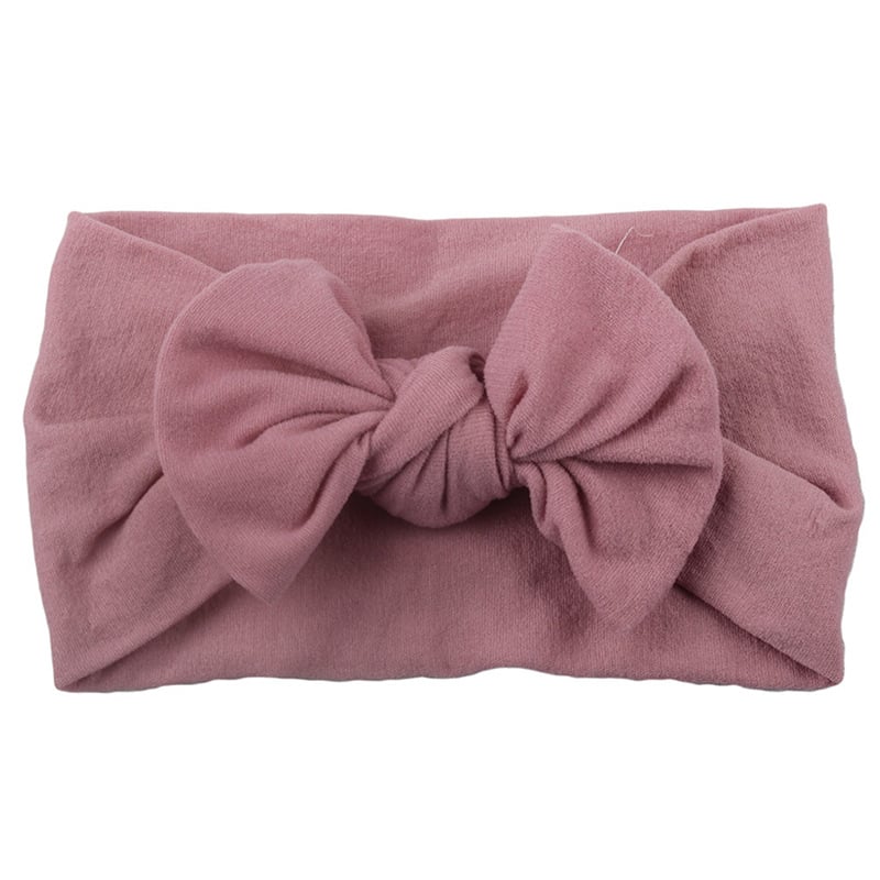 Bandeau Bébé en Nylon – Fleur Accessoire Cheveux