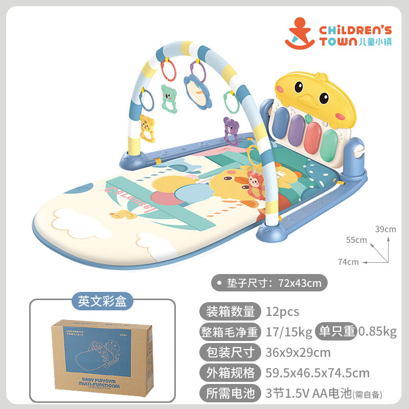 Tapis de jeu Baby Gym avec piano musical – Jouet d'éveil (0-3 ans)