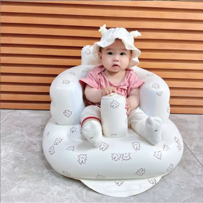 Inflatable Baby Chair – Safe & Comfy Seat for Dining and Bath Time