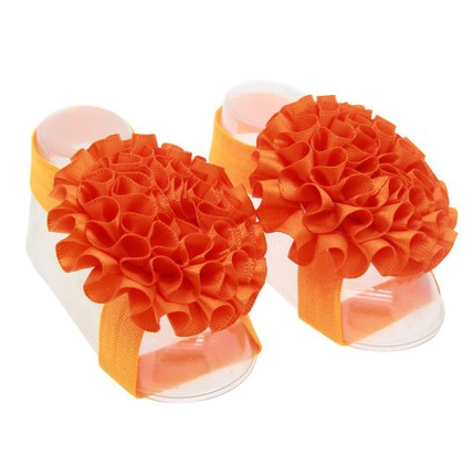 Ensemble d'accessoires pour bébé serre-tête floral et fleur de pied – 3 pièces