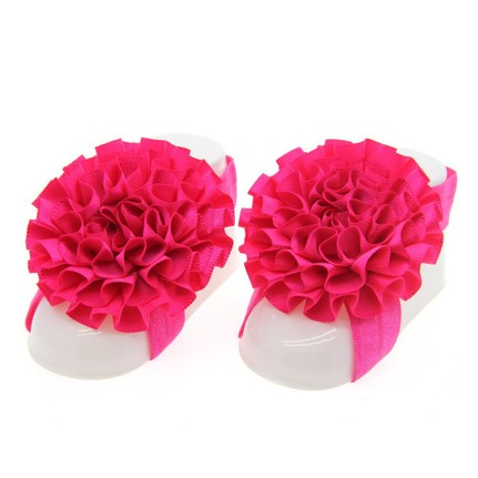 Ensemble d'accessoires pour bébé serre-tête floral et fleur de pied – 3 pièces
