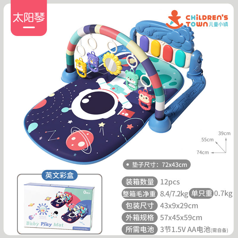 Tapis de jeu Baby Gym avec piano musical – Jouet d'éveil (0-3 ans)