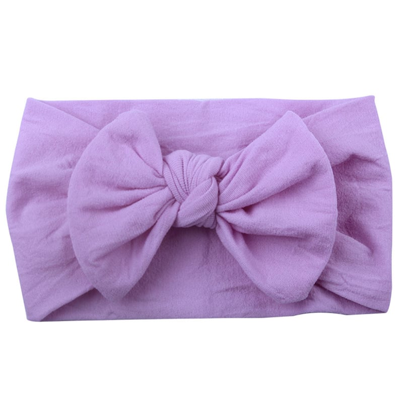 Bandeau Bébé en Nylon – Fleur Accessoire Cheveux