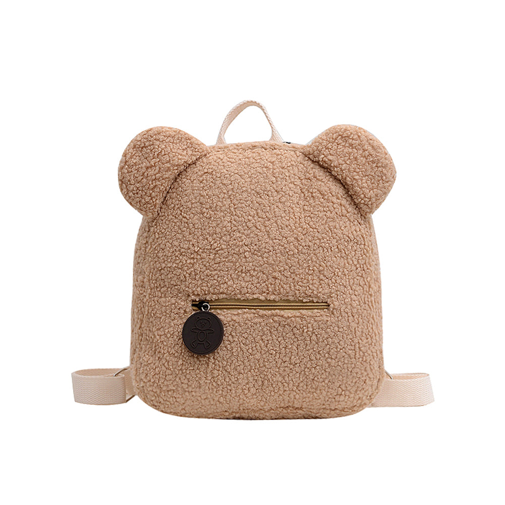 Mini sac à dos animal de dessin animé pour enfants – Sac en peluche souple pour tout-petits