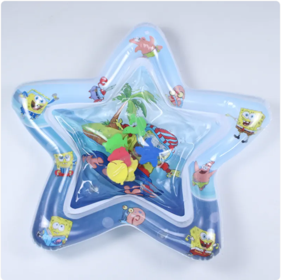Inflatable Sea Turtle Baby Water Play Mat – Sensory Tummy Time
