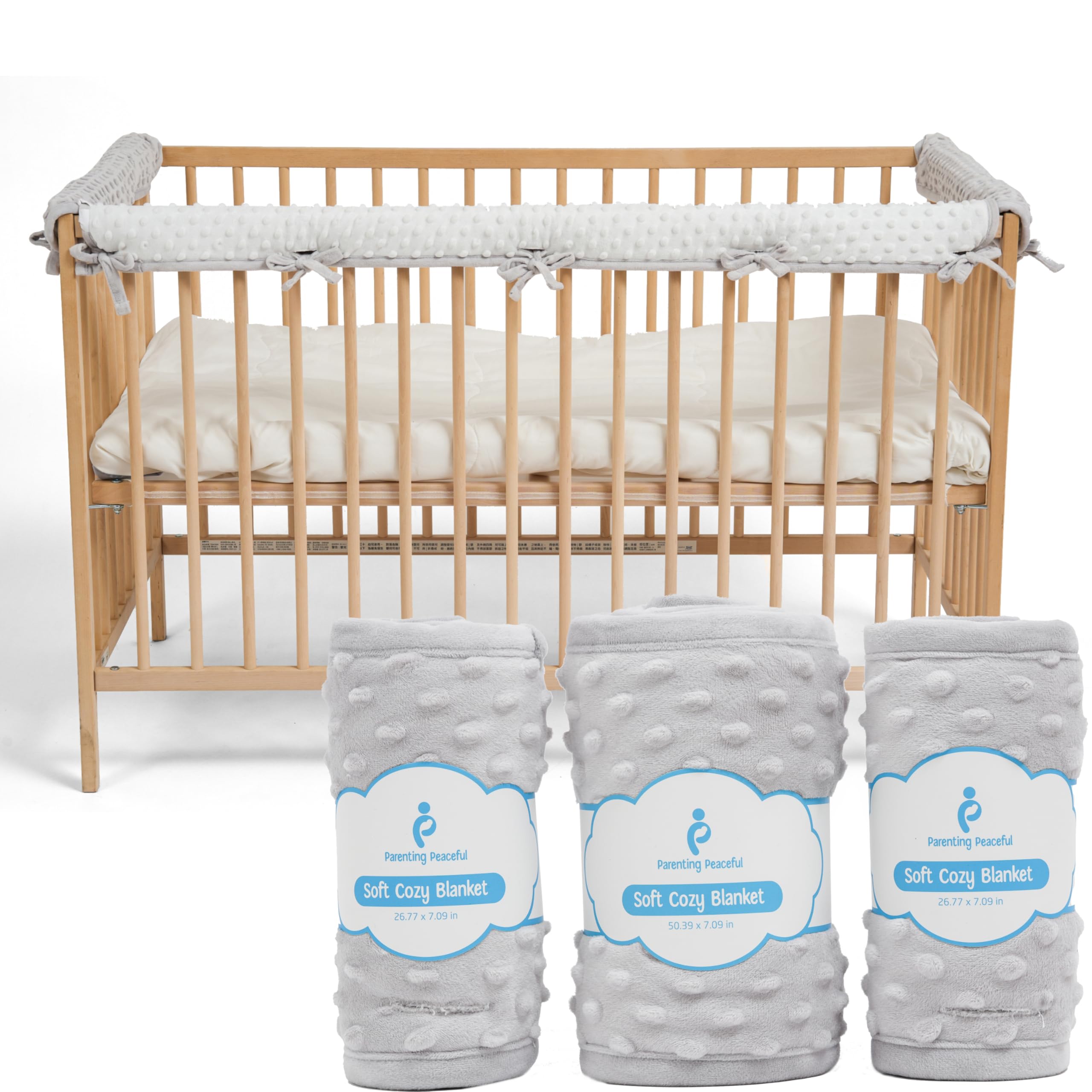 Baby Cot Teething Blanket – Soft Security & Chew Guard