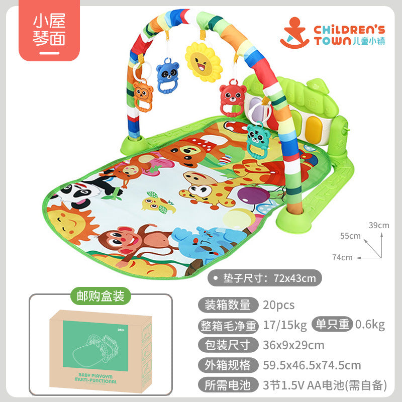 Tapis de jeu Baby Gym avec piano musical – Jouet d'éveil (0-3 ans)