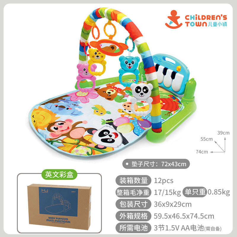 Tapis de jeu Baby Gym avec piano musical – Jouet d'éveil (0-3 ans)