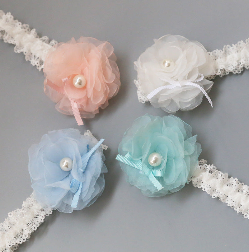 Baby Flower Headband – Soft Cloth Hair Accessory for Girls