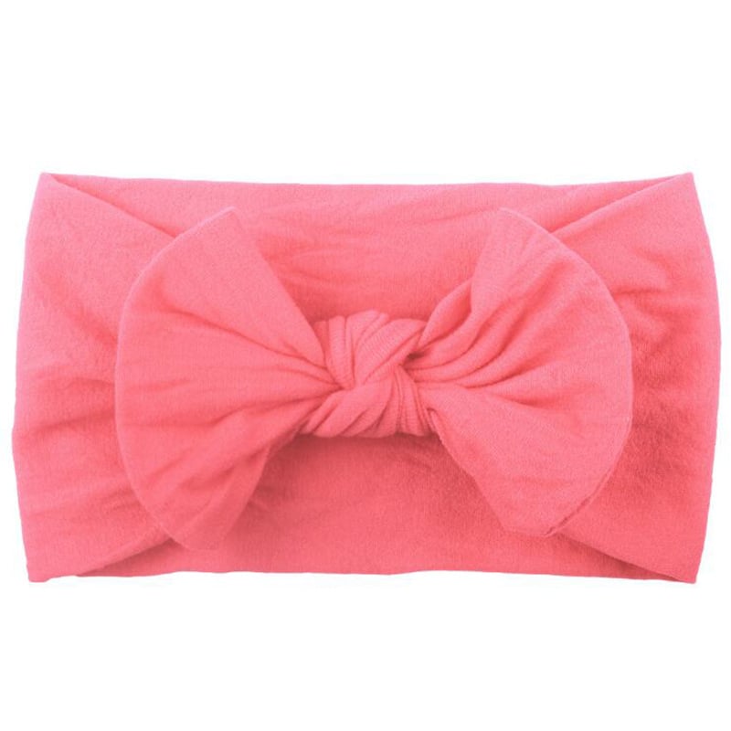Bandeau Bébé en Nylon – Fleur Accessoire Cheveux