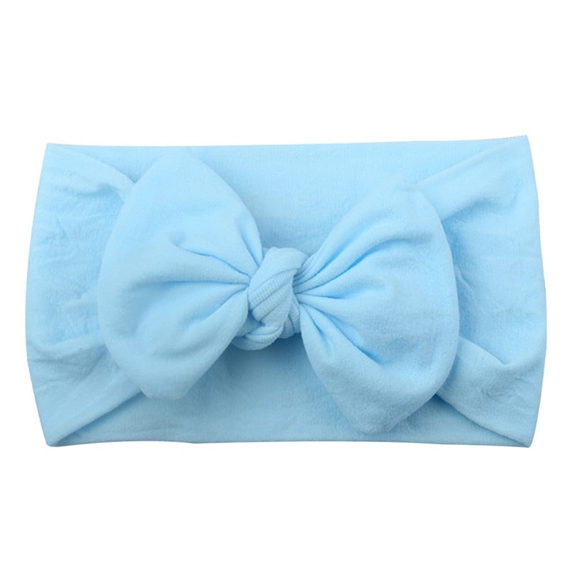 Nylon Bow Baby Headband – Flower Style Hair Accessory