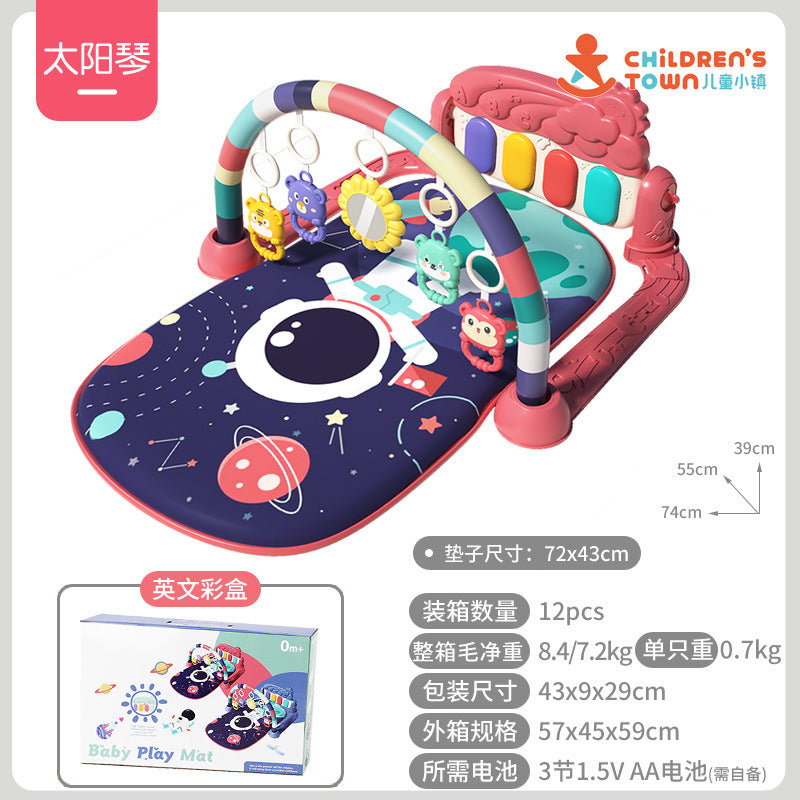 Tapis de jeu Baby Gym avec piano musical – Jouet d'éveil (0-3 ans)