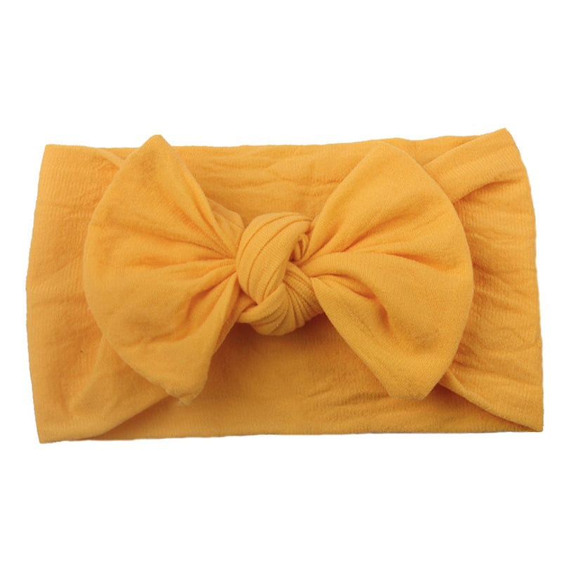 Bandeau Bébé en Nylon – Fleur Accessoire Cheveux