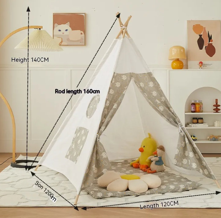 Tente de jeu d'intérieur pour enfants – Château de princesse