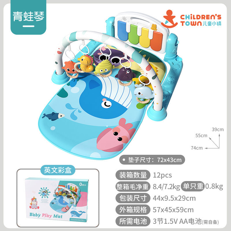 Tapis de jeu Baby Gym avec piano musical – Jouet d'éveil (0-3 ans)