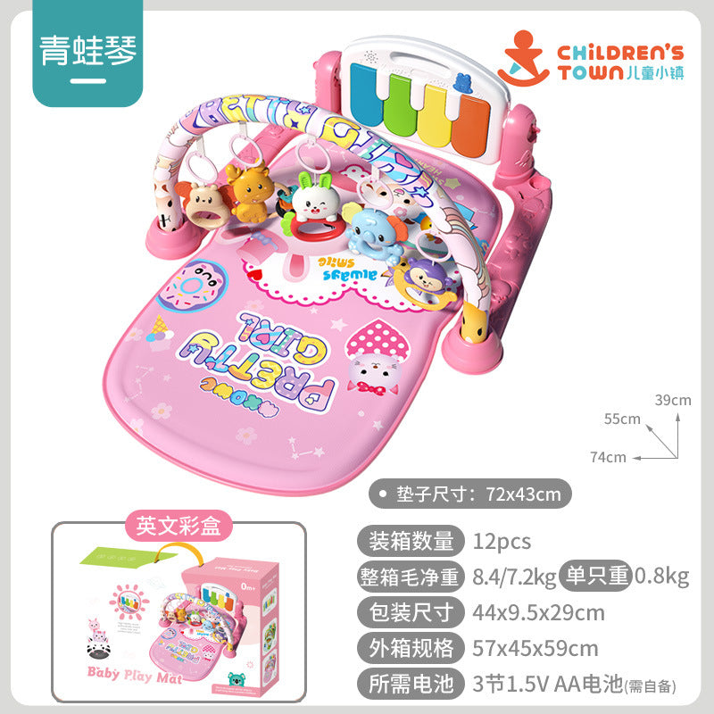 Tapis de jeu Baby Gym avec piano musical – Jouet d'éveil (0-3 ans)