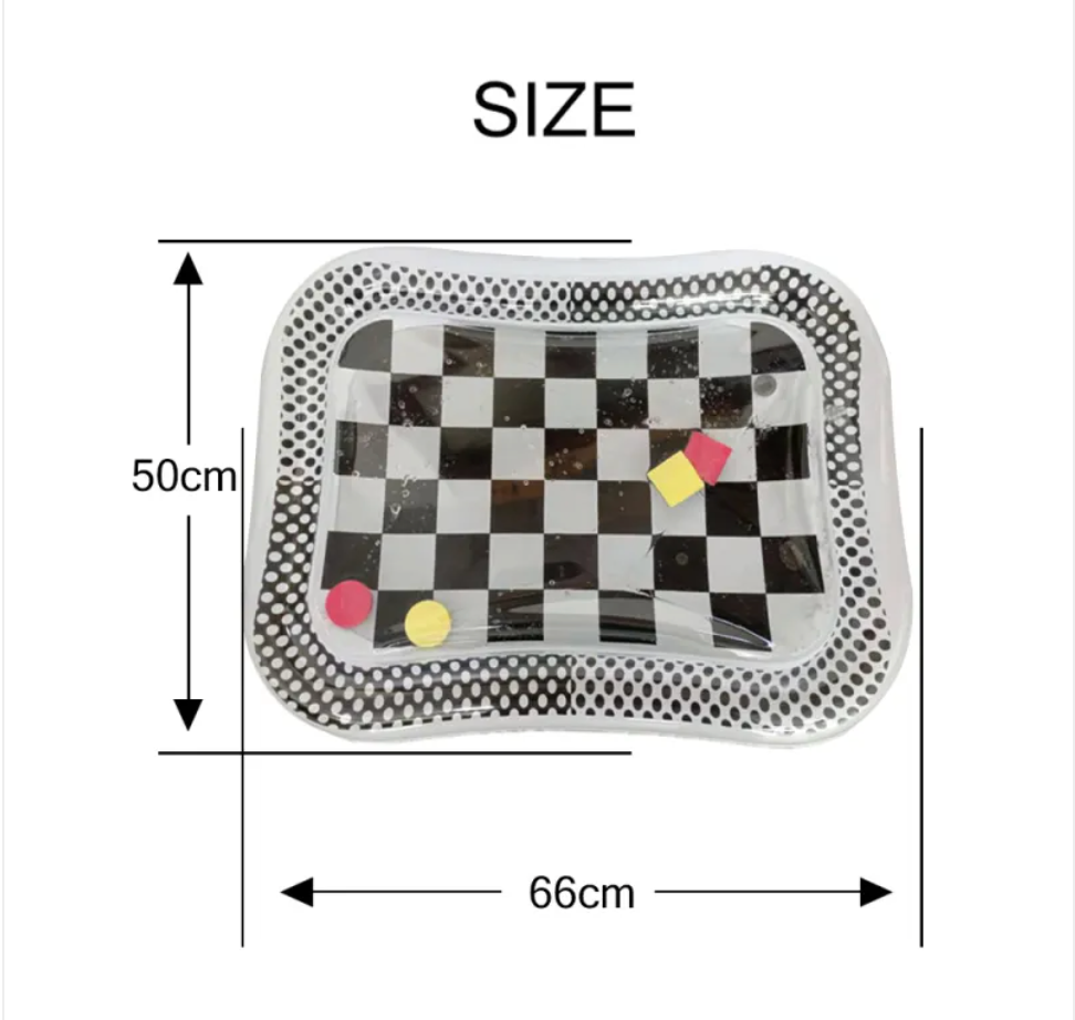 Inflatable Sea Turtle Baby Water Play Mat – Sensory Tummy Time