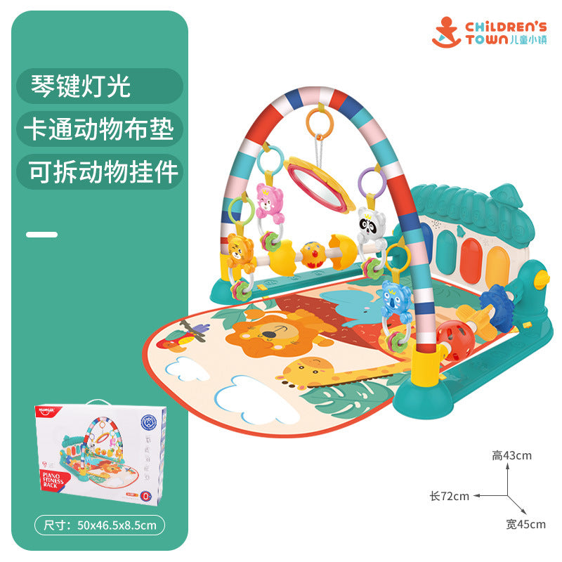 Tapis de jeu Baby Gym avec piano musical – Jouet d'éveil (0-3 ans)