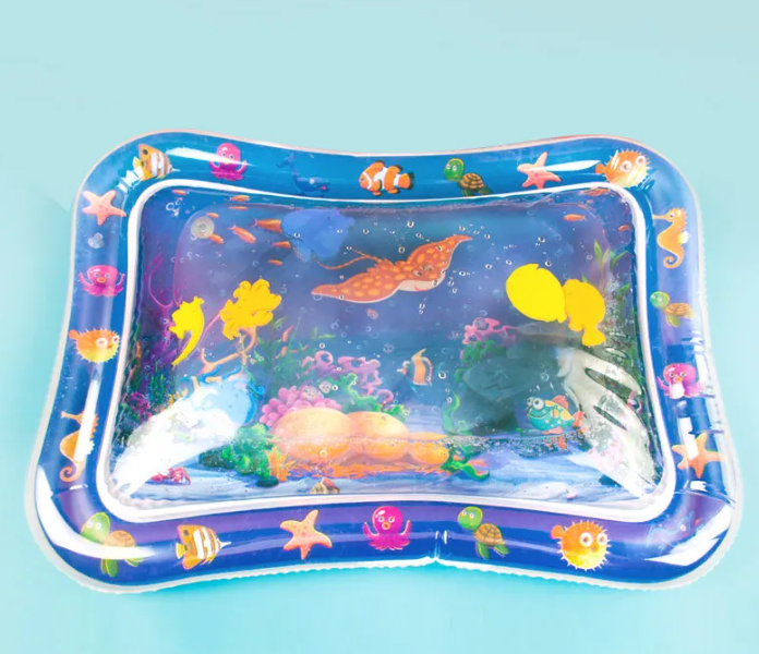 Coussin de jeu aquatique gonflable pour bébé – Tapis sensoriel pour le ventre