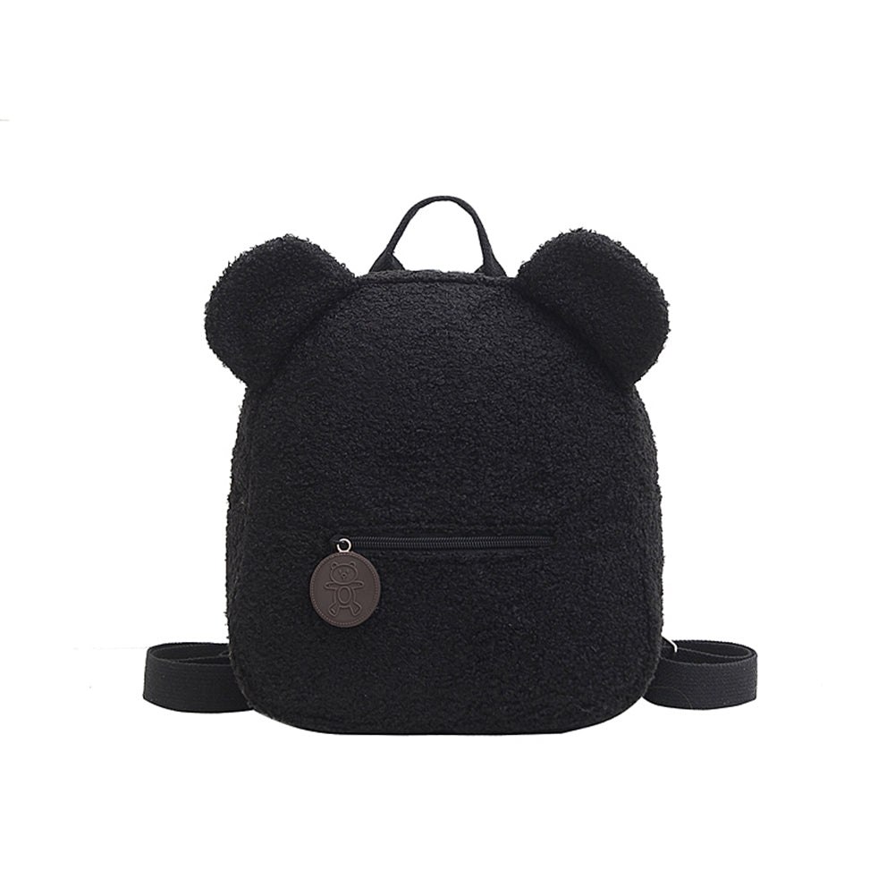 Mini sac à dos animal de dessin animé pour enfants – Sac en peluche souple pour tout-petits