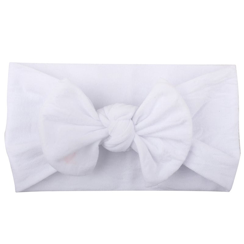 Bandeau Bébé en Nylon – Fleur Accessoire Cheveux