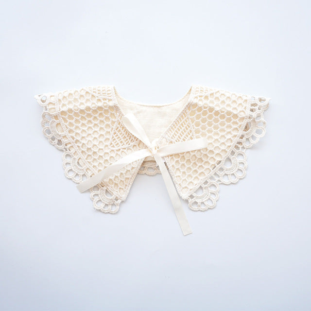 Lace Baby Bib Scarf – Elegant Newborn Accessory (0–1 Year)