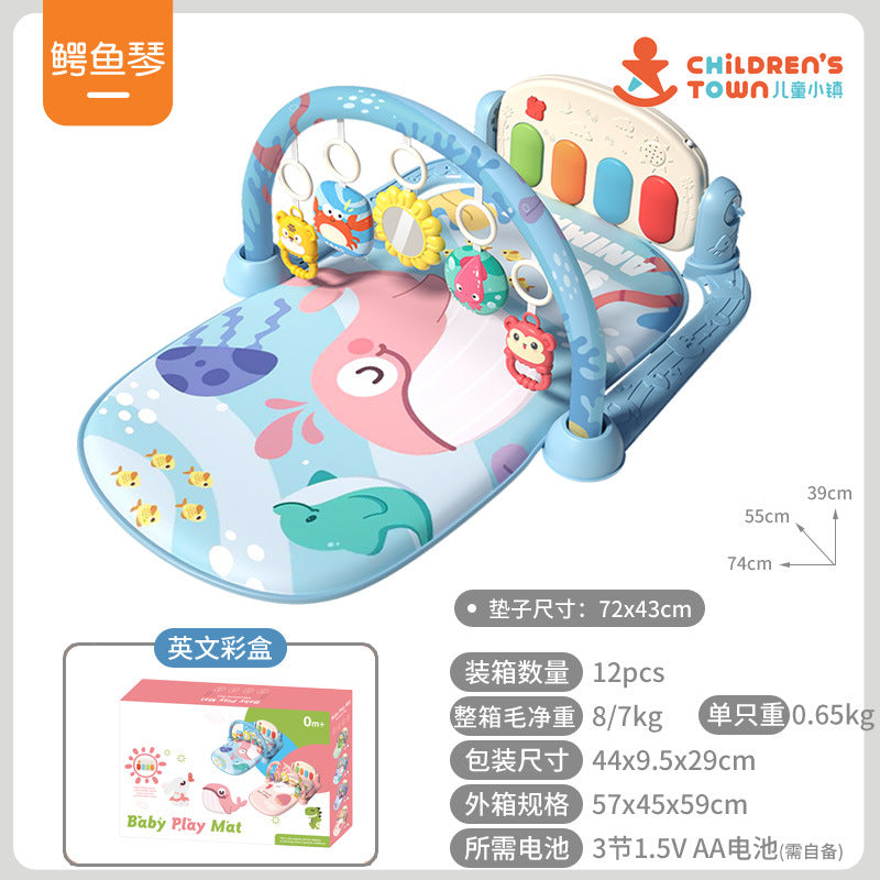 Tapis de jeu Baby Gym avec piano musical – Jouet d'éveil (0-3 ans)