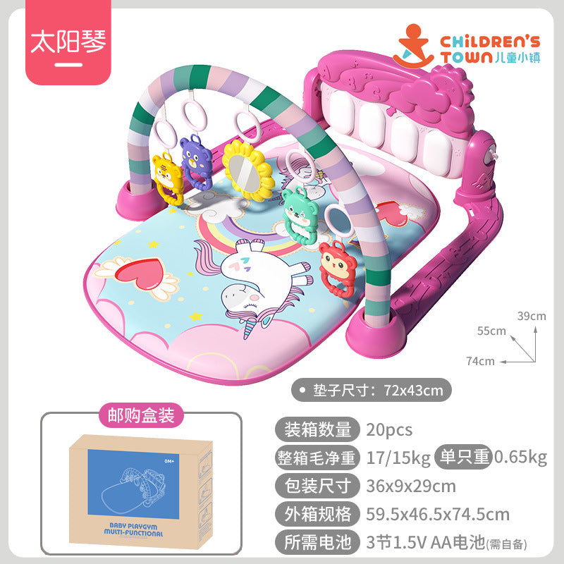 Tapis de jeu Baby Gym avec piano musical – Jouet d'éveil (0-3 ans)