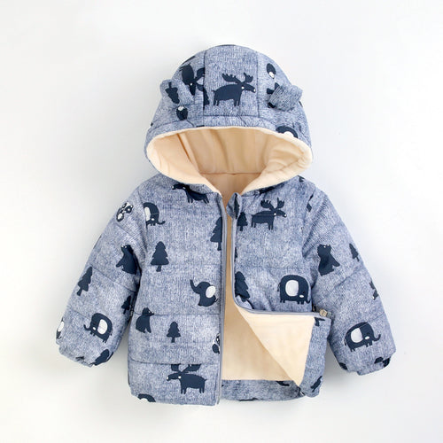 Doudoune bébé – Manteau d'hiver léger (tailles 66-120cm)