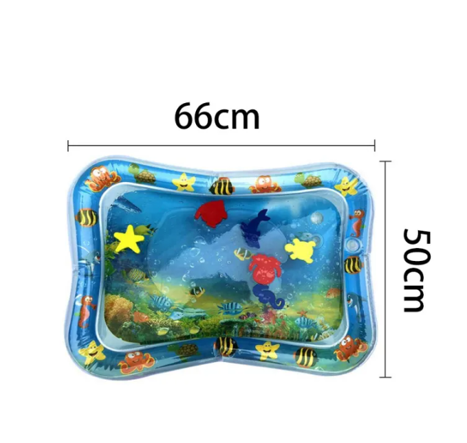 Coussin de jeu aquatique gonflable pour bébé – Tapis sensoriel pour le ventre