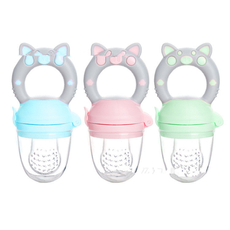 Baby Food Feeder & Supplement Tools – Silicone Bite Bag Set