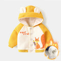 Baby Fleece Hooded Jacket – Warm Winter Coat for Boys & Girls (Ages 0–3)