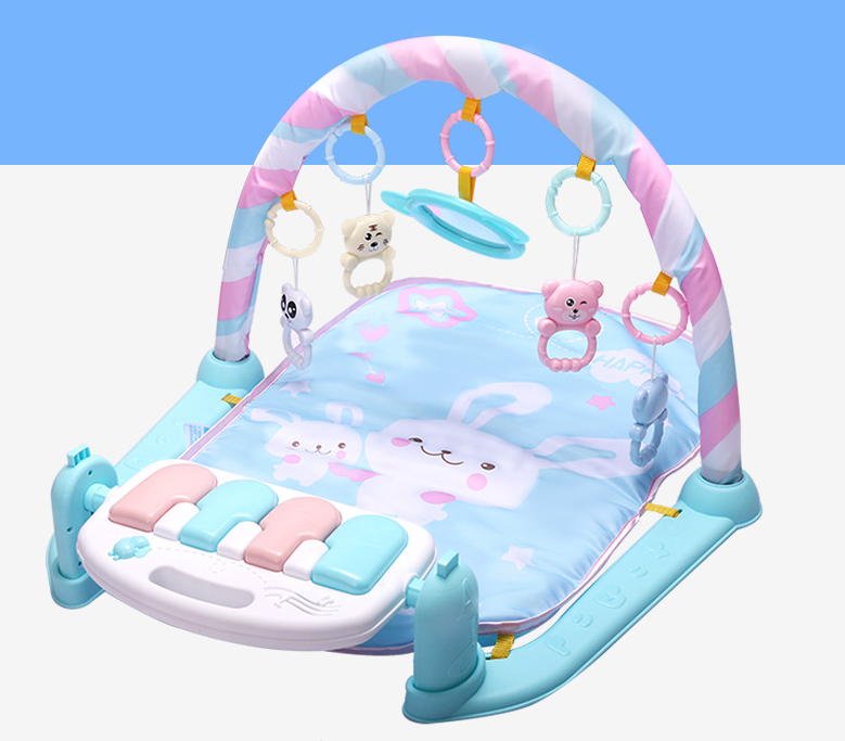 Baby Play Gym with Piano & Crawling Mat – Activity Centre (0–12 Months)