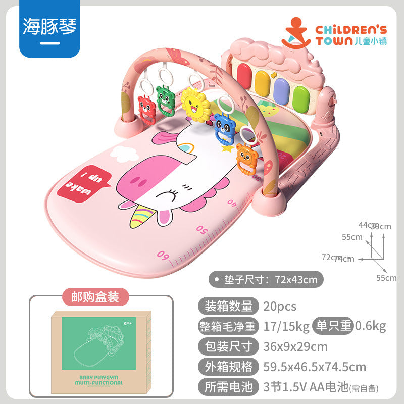 Tapis de jeu Baby Gym avec piano musical – Jouet d'éveil (0-3 ans)