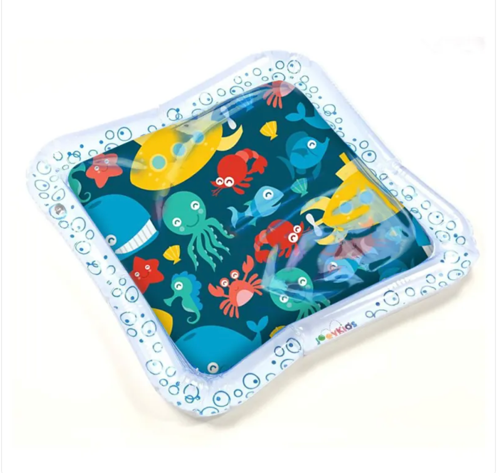 Inflatable Sea Turtle Baby Water Play Mat – Sensory Tummy Time