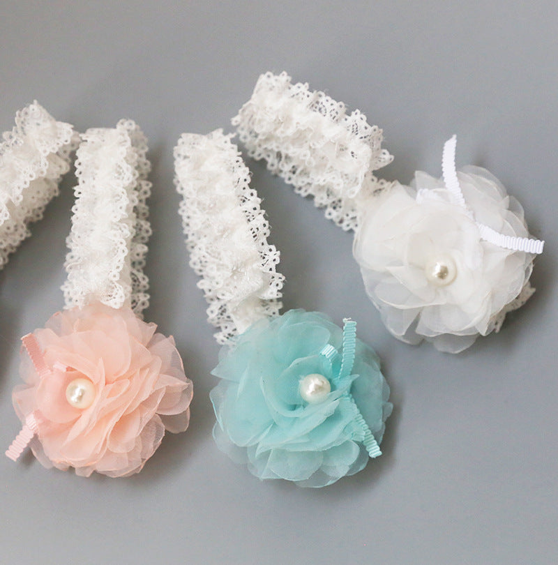 Baby Flower Headband – Soft Cloth Hair Accessory for Girls