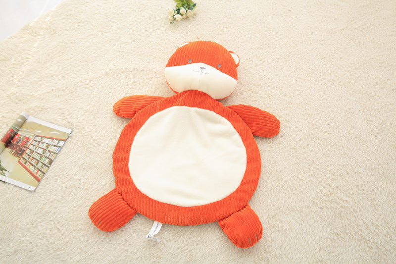 Tapis de jeu en peluche pour bébé – Tapis de sommeil Éléphant et Renard