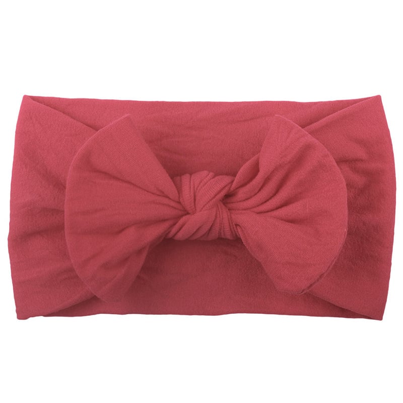 Bandeau Bébé en Nylon – Fleur Accessoire Cheveux