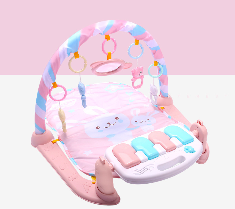 Baby Play Gym with Piano & Crawling Mat – Activity Centre (0–12 Months)