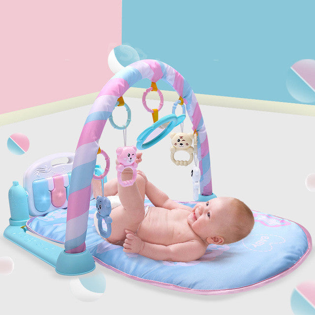Baby Play Gym with Piano & Crawling Mat – Activity Centre (0–12 Months)