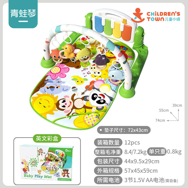 Tapis de jeu Baby Gym avec piano musical – Jouet d'éveil (0-3 ans)